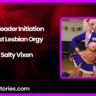 Cheerleader Initiation – My First Lesbian Orgy by Salty Vixen