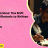 Letteraturizzazione The Shift from Spoken Rhetoric to Written Literature