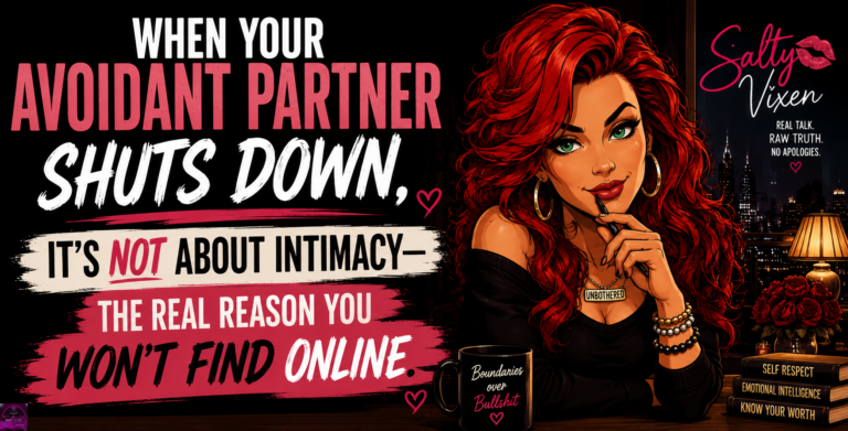 When Your Avoidant Partner Shuts Down, It’s Not About Intimacy—The Real Reason You Won’t Find Online