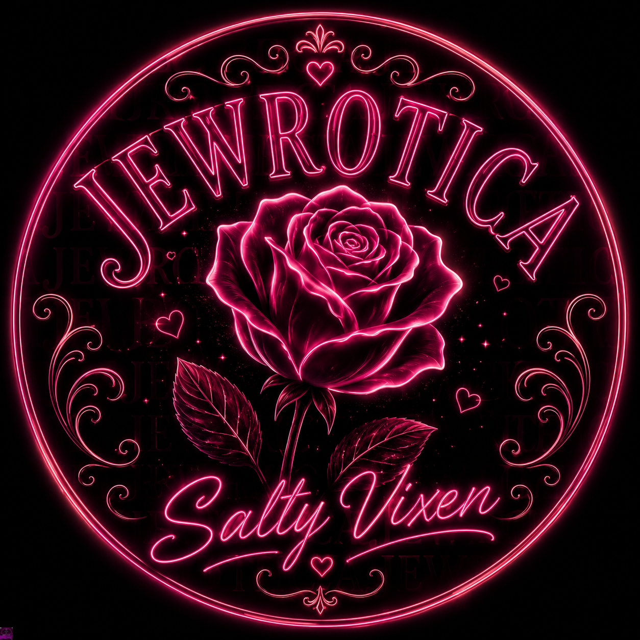 Jewrotica – Jewish Erotica (English) 1 Neon Pink Rose