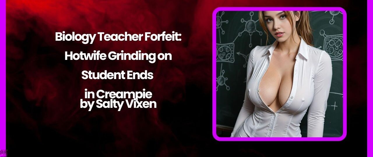Biology Teacher Forfeit: Hotwife Grinding on Student Ends in Creampie 1 Biology Teacher Forfeit Hotwife Grinding on Student Ends in Creampie