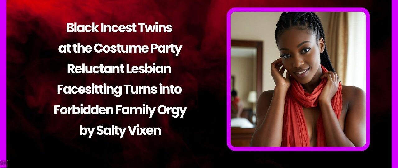 Black Incest Twins at the Costume Party: Reluctant Lesbian Facesitting Turns into Forbidden Family Orgy 1 Black Incest Twins at the Costume Party Reluctant Lesbian Facesitting Turns into Forbidden Family Orgy