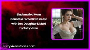 Blackmailed Mom: Countess Forced into Incest with Son, Daughter & Maid