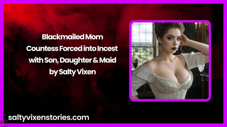 Blackmailed Mom: Countess Forced into Incest with Son, Daughter & Maid
