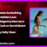 Caribbean Sunbathing Forbidden Love Woman Edged by Mermans Foreskin Cock on Secret Beach