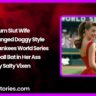 Cum Slut Wife Gangbanged Doggy Style at 1950 Yankees World Series – Baseball Bat in Her Ass