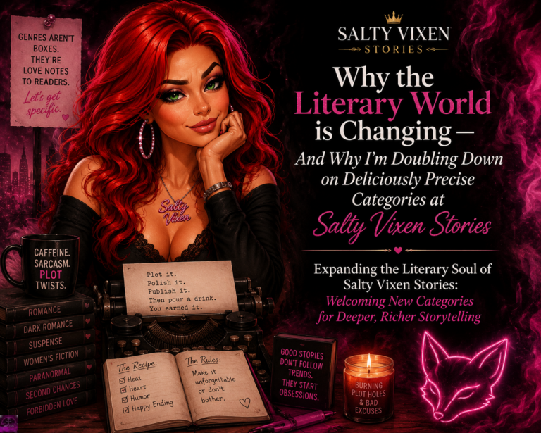 Expanding the Literary Soul of Salty Vixen Stories: Welcoming New Categories for Deeper, Richer Storytelling