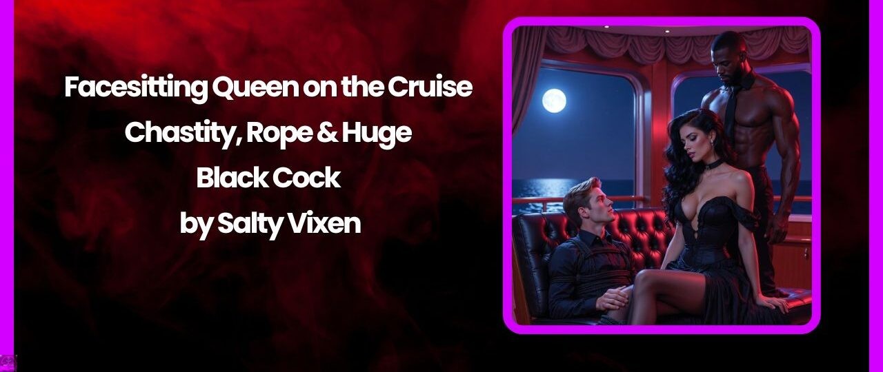 Facesitting Queen on the Cruise: Chastity, Rope & Huge Black Cock by Salty Vixen 1 Facesitting Queen on the Cruise Chastity Rope Huge Black Cock by Salty Vixen