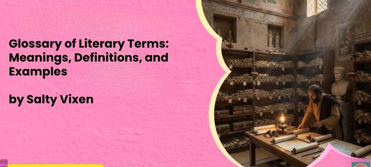 Glossary of Literary Terms: Meanings, Definitions, and Examples 1 Glossary of Literary Terms Meanings Definitions and Examples