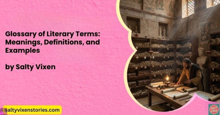 Glossary of Literary Terms: Meanings, Definitions, and Examples