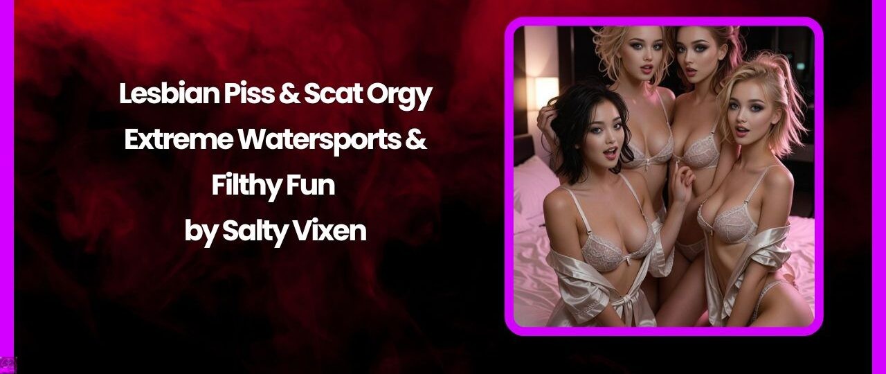 Lesbian Piss Scat Orgy – Extreme Watersports Filthy Fun by Salty Vixen
