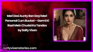 Meri Desi Aunty Ban Gayi Meri Personal Cum Bucket – Garmi Ki Raat Mein Chudai Ka Tandav