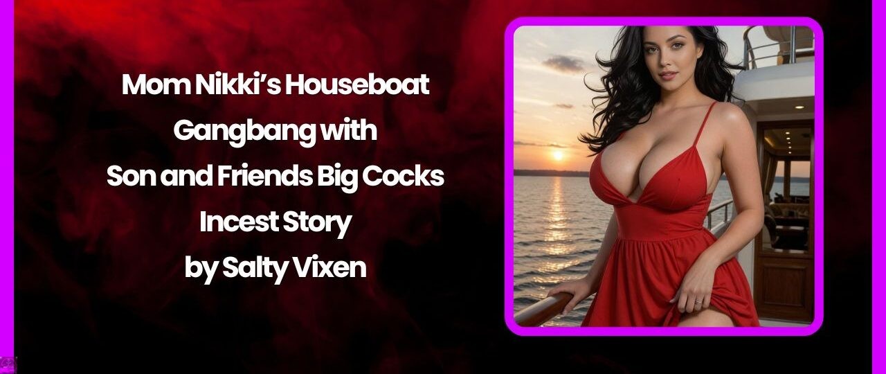 Mom Nikki’s Houseboat Gangbang with Son and Friends Big Cocks 1 Mom Nikkis Houseboat Gangbang with Son and Friends Big Cocks