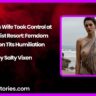 My Bosss Wife Took Control at the Nudist ResortFemdom Cum on Tits Humiliation