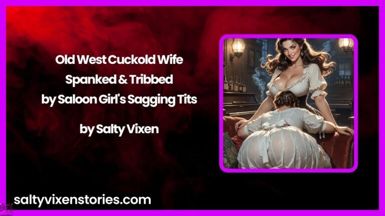 Old West Cuckold Wife: Spanked & Tribbed by Saloon Girl’s Sagging Tits