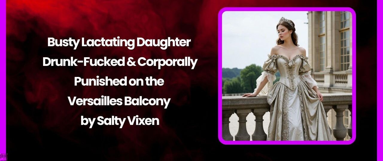 Busty Lactating Daughter Drunk Fucked Corporally Punished on the Versailles Balcony
