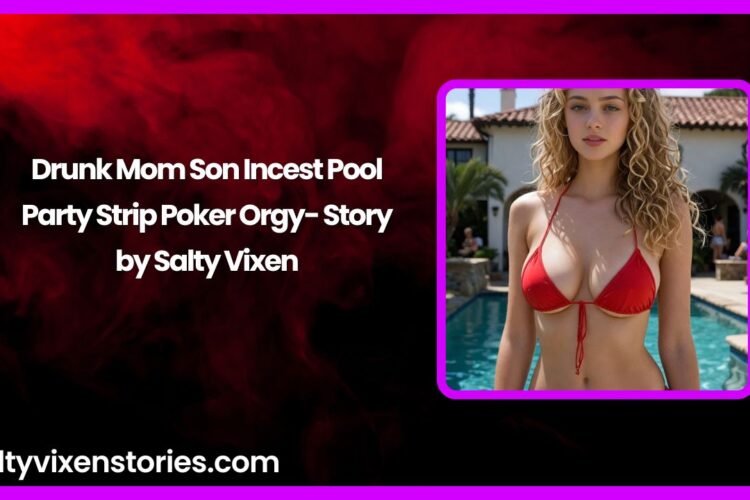 Drunk Mom Son Incest Pool Party Strip Poker Orgy Story by Salty Vixen