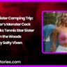 Incest Sister Camping Trip Brothers Monster Cock Facefucks Tennis Star Sister in the Woods