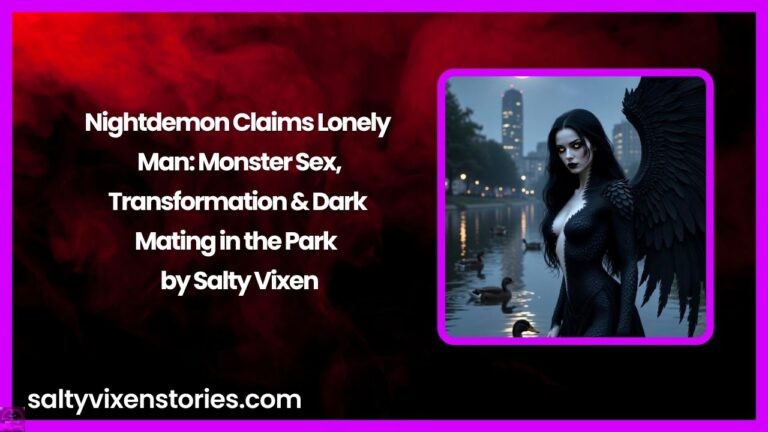 Nightdemon Claims Lonely Man: Monster Sex, Transformation & Dark Mating in the Park