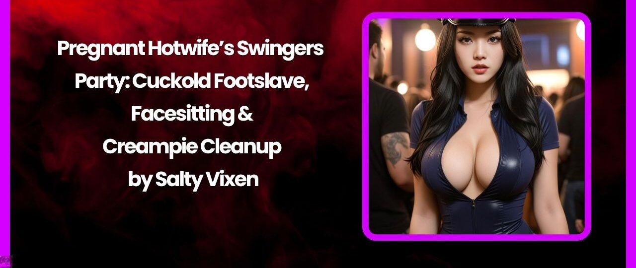 Pregnant Hotwife’s Swingers Party: Cuckold Footslave, Facesitting & Creampie Cleanup 1 Pregnant Hotwifes Swingers Party Cuckold Footslave Facesitting Creampie Cleanup