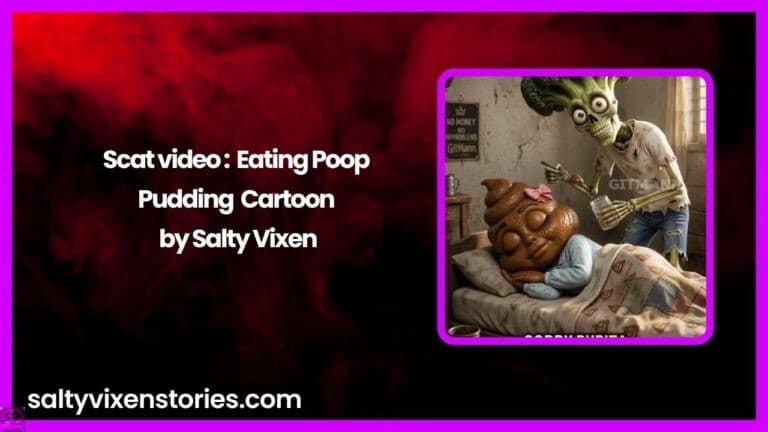 Scat video: Eating Poop Pudding Cartoon by Salty Vixen