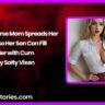 School Nurse Mom Spreads Her Legs So Her Son Can Fill Her with Cum