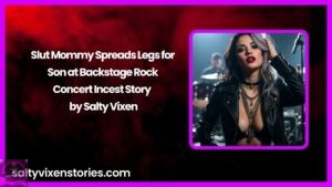 Slut Mommy Spreads Legs for Son at Backstage Rock Concert Incest Story