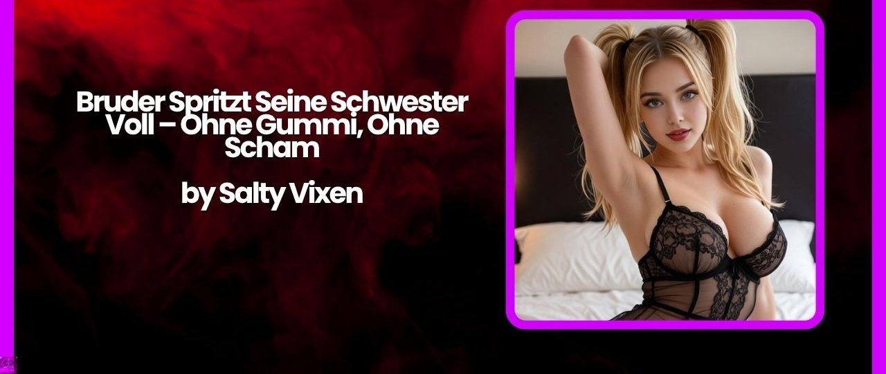 Bruder Spritzt Seine Schwester Voll – Ohne Gummi, Ohne Scham 1 Bruder Spritzt Seine Schwester Voll – Ohne Gummi Ohne Scham
