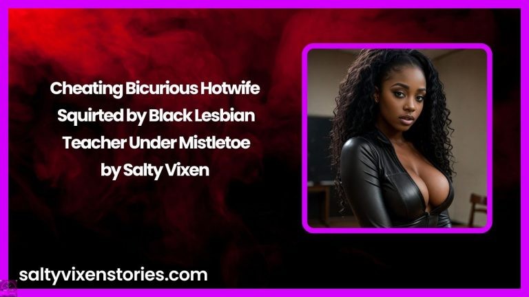 Cheating Bicurious Hotwife Squirted by Black Lesbian Teacher Under Mistletoe