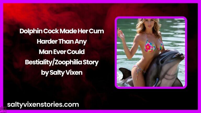 Dolphin Cock Made Her Cum Harder Than Any Man Ever Could