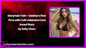 Gloryhole Twin – Desiree’s First Time with Colt’s Massive Cock Incest Story by Salty Vixen