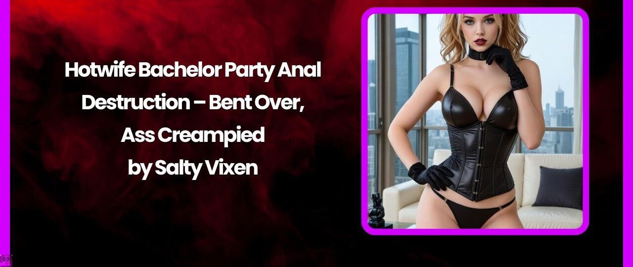 Hotwife Bachelor Party Anal Destruction – Bent Over Ass Creampied