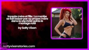 Inceste mère et fille :La mariée se fait baiser par sa propre mère dans la sacristie après le mariage raté