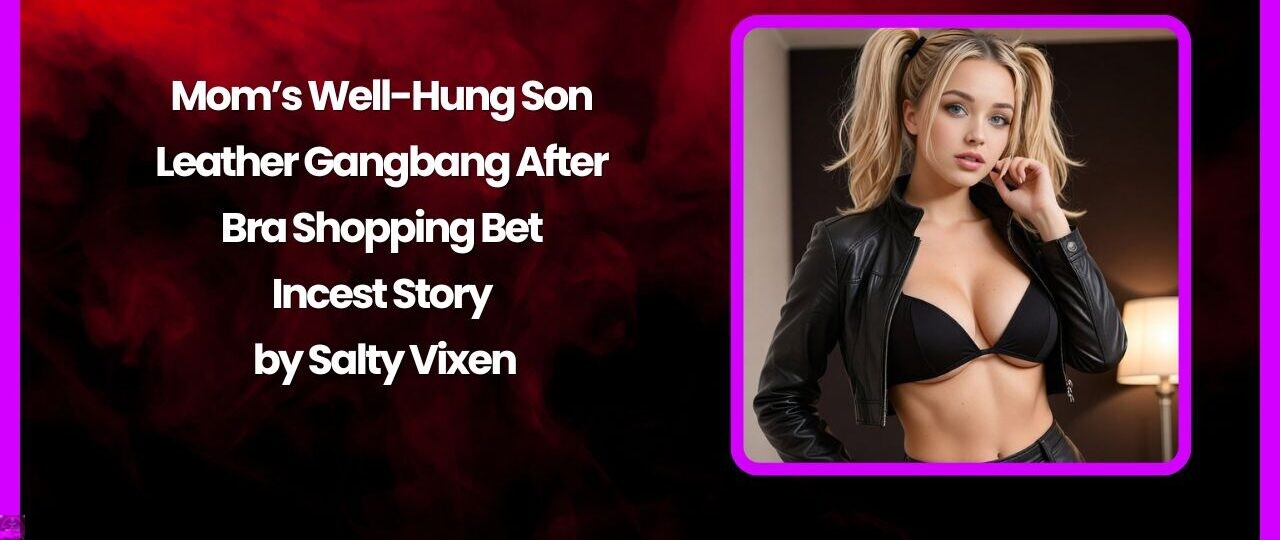 Mom’s Well-Hung Son Leather Gangbang After Bra Shopping Bet Incest Story by Salty Vixen 1 Moms Well Hung Son Leather Gangbang After Bra Shopping Bet Incest Story by Salty Vixen