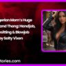 My Nigerian Moms Huge Areolas and Thong Handjob Facesitting Blowjob by Salty Vixen