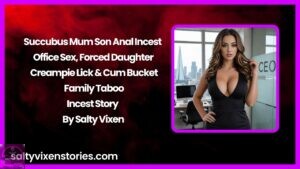 Succubus Mum Son Anal Incest – Office Sex, Forced Daughter Creampie Lick & Cum Bucket Family Taboo