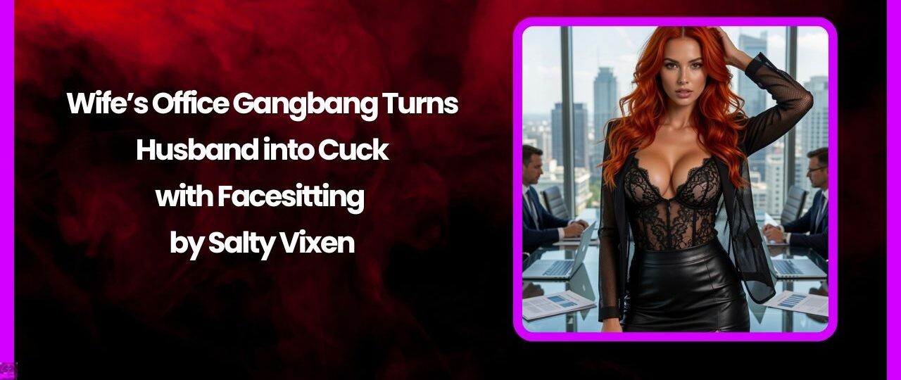 Wife’s Office Gangbang Turns Husband into Cuck with Facesitting by Salty Vixen 1 Wifes Office Gangbang Turns Husband into Cuck with Facesitting by Salty Vixen