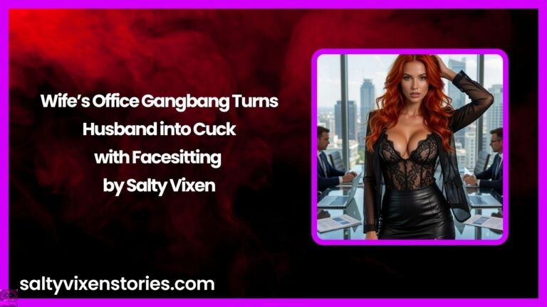 Wife’s Office Gangbang Turns Husband into Cuck with Facesitting by Salty Vixen